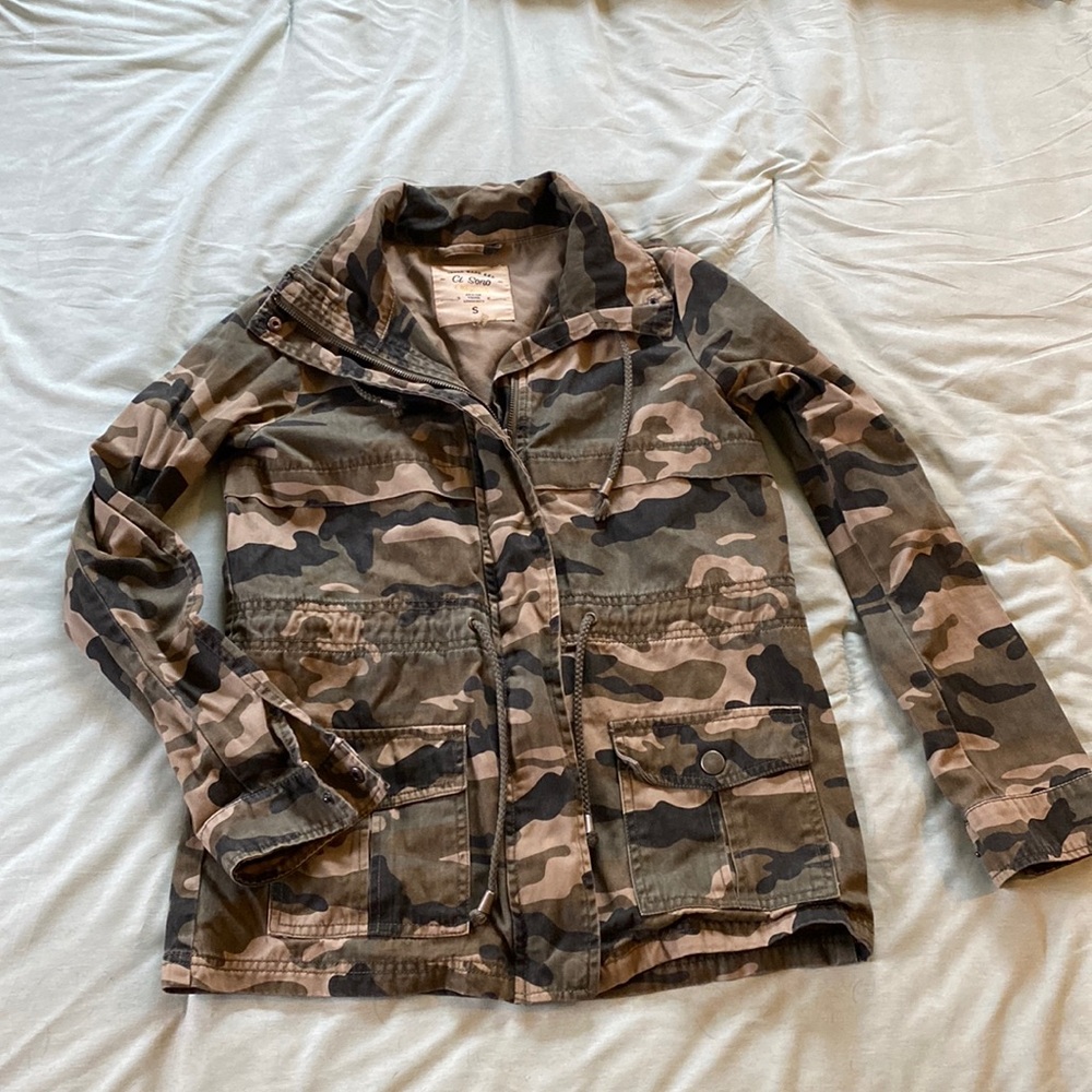 Denim camo jacket